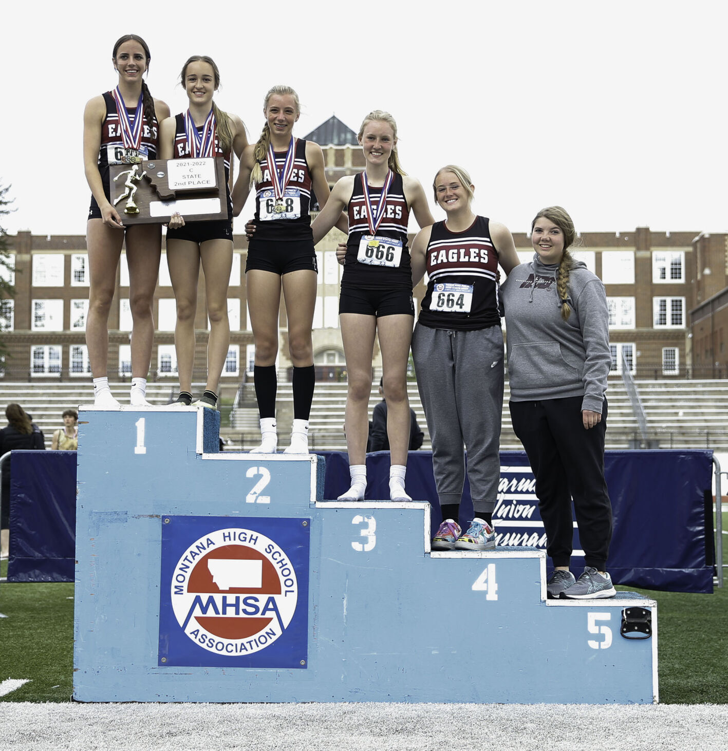 Class C girls second place